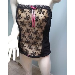 3x Satin Lace Corset